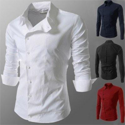 Side Button Dress Shirt